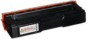 Cartucho de toner ciano original Ricoh 407654, rendimento de 6.000 páginas, para SP C252