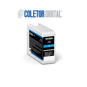 Cartucho Epson T770220 Ciano Ultrachrome PRO10 para P700