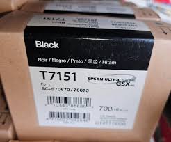 Epson T715100 Black UltraChrome GSX Ink Cartridge (Epson T7151 Ink)