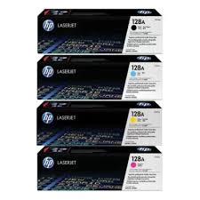 Kit 4 Cores Toner 128A I CM1415FN CM1415 CP1525NW I BK+C+Y+M - Genuíno