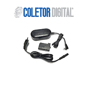 Adaptador Ca Ack-e10 Com Acoplador Dc Dr-e10 Para Bateria Ca Cor Preto