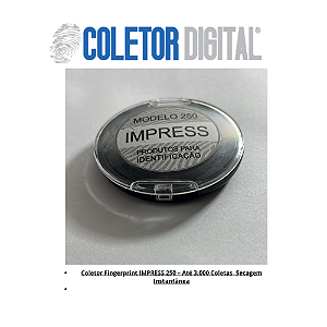 Coletor de Impressão Digital IMPRESS 250 Cerâmica – Ideal para AFIS