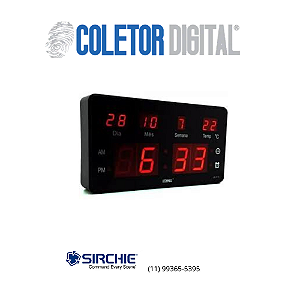 Relógio LED Digital Parede Mesa Calendário