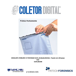 ENVELOPE STARLOCK ® POSTAGEM SLML-24 (SLML262344) - Pacote com 20 peças