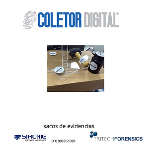 Kit Coleta Impressão Digital 2765 Coletor Digital