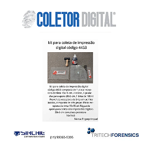 kit para coleta de impressao digital codigo 4453