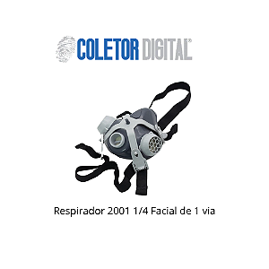 Respirador 2001 1/4 Facial de 1 via