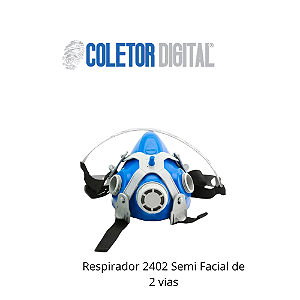 Respirador 2402 Semi Facial de 2 vias