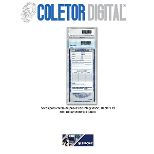Sacos para coleta de provas de integridade, 10 cm x 19 cm (100 unidades) IEB4000 (SIRCHIE)