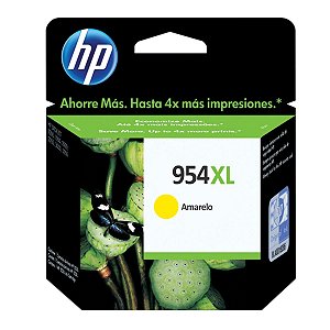 Cartucho de Tinta HP 954XL L0S68AB Amarelo | 8700 8710 8715 8720 8716 8725 8210 8740 | Original 20ml