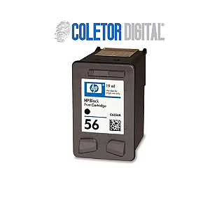 Cartucho HP 56 preto C6656AB Original 19ml