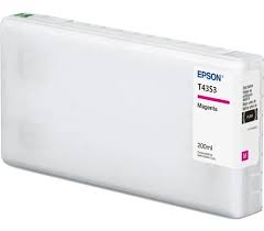 Cartucho De Tinta Epson T43s3 Magenta Surelab D870