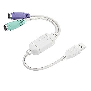 Cabo Conversor USB A 2.0 M/2xPS2 F 30580