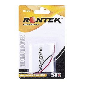 Bateria Recarregável Rontek Ni-CD 3,6V 600mAh 31205