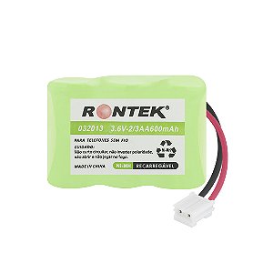 Bateria 3,6V 600mAh para Telefone Sem Fio