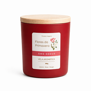 Vela Aromática de Flores de Primavera 180g – Âme Soeur