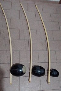 Trio de Berimbau - Gunga, Médio, Viola - Kit Completo