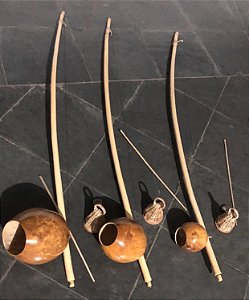 Trio de Berimbau - Gunga, Médio, Viola - Kit Completo