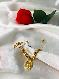 Pulseira Medalha Milagrosa p21k3