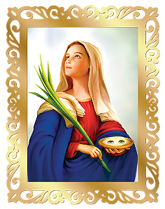 Quadro MDF Santa Luzia