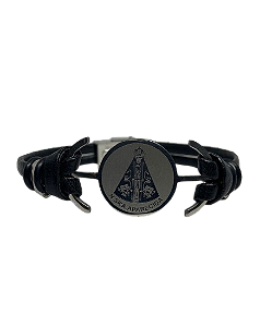 Pulseira Couro e Metal Diversos Modelos