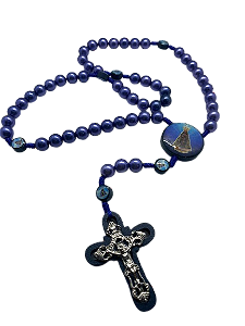 Terço Nossa Senhora Aparecida, Azul
