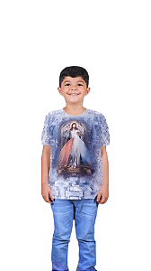 Camiseta Jesus Misericordioso, Infantil, 6 Anos