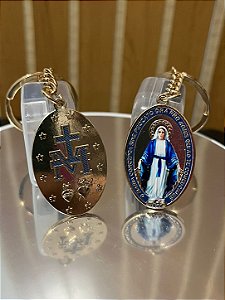 Chaveiro Metal Nossa Senhora das Graças - Dourado