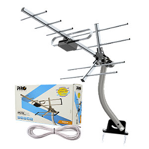Kit Antena Digital de TV Externa PROHD-1110/02 Proeletronic