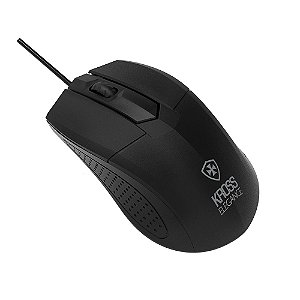Mouse USB Kross Elegance KE-M108 Ergonômico de 1000 DPI