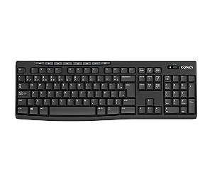 Teclado Sem Fio Logitech K270 Preto