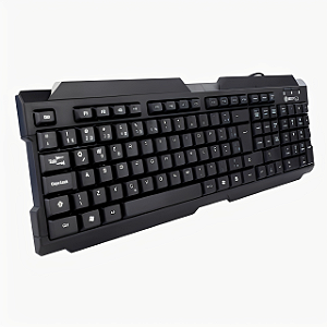 Teclado com Fio Hoopson TPC-063 USB ABNT2 Preto