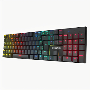 Teclado Mecânico Hoopson MJ91 Outemu Blue USB Preto