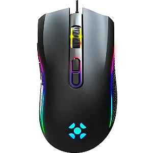 Mouse Gamer Fortrek Black Hawk RGB 7200 DPI