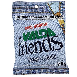 VALDA FRIENDS - PASTILHAS -PACOTE 25G UNITARIO