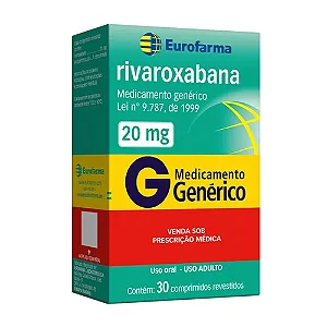 RIVAROXABANA 20 MG X 30 COMP