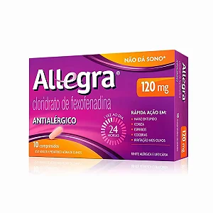 ALLEGRA 120 MG X 10 COMPRIMIDOS