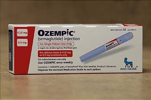 OZEMPIC - 0,25 MG + 0,5 MG - 6 AGULHAS