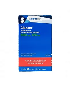 CLAXAM 500 MG + 125 MG X 14 COMPRIMIDOS (AMOX + CLAV)