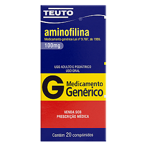 AMINOFILINA 100 MG X 20 COMPRIMIDOS
