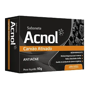 SABONETE ACNOL 90G - CARVÃO ATIVADO