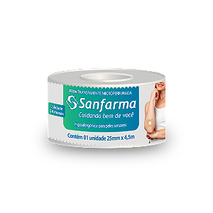 FITA MICROPOROSA - 25 MM X 4,5 METROS