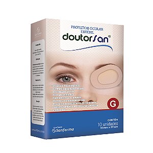 PROTETOR OCULAR ESTERIL - TAMANHO G  - C/ 10 UNIDADES