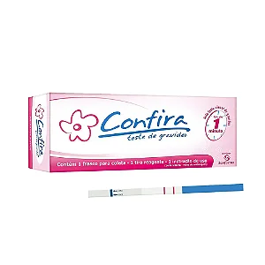 TESTE DE GRAVIDEZ - CONFIRA TESTE C/ 1 TIRA REAGENTE