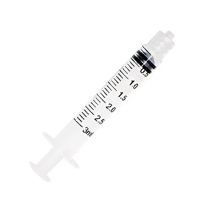 SERINGA DESCARTAVEL - S/ AGULHA - 03 ML - (UNITÁRIO)