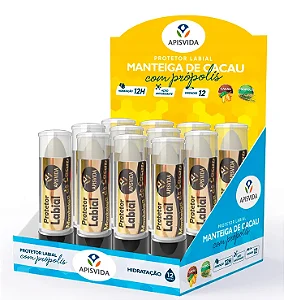 MANTEIGA DE CACAU - BASTAO - DISPLAY C/ 12 X 3,5 G