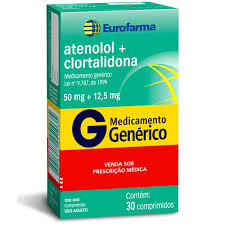 ATENOLOL 50 MG  + CLORTALIDONA 12,5 MG X 30 COMPRIMIDOS