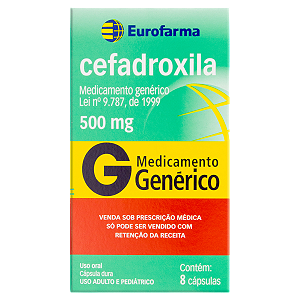 CEFADROXILA 500 MG X 8 CAPS DE GEL - (CEFADROXIL)