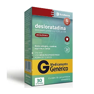 DESLORATADINA 5 MG X 30 COMPRIMIDOS