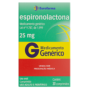 ESPIRONOLACTONA 25 MG X 30 COMPRIMIDOS